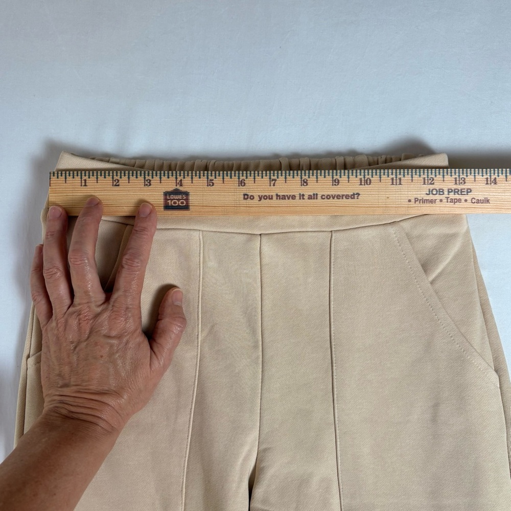 NWT LBLC The Label (Revolve) Women's Joggers Sweatpants Cream Off-White Sz Small - Picture 8 of 9